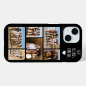 ベストフレンド6枚写真 ブラック Case-Mate iPhoneケース (裏面 (横))