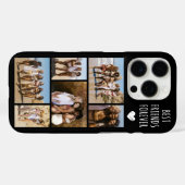 ベストフレンド6枚写真 ブラック Case-Mate iPhoneケース (裏面 (横))