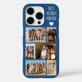 ベストフレンド6枚写真 ブルー iPhone 16 PROケース