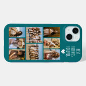 ベストフレンド8枚フォト ティール Case-Mate iPhoneケース (裏面 (横))