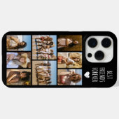 ベストフレンド8枚写真 ブラック Case-Mate iPhoneケース (裏面 (横))
