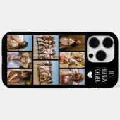ベストフレンド8枚写真 ブラック Case-Mate iPhoneケース (裏面 (横))