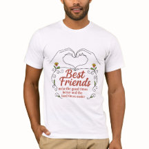 ベストフレンド ハートハンド Tシャツ