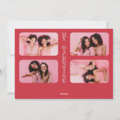 ベストフレンド パーフェクトブレンド 4枚の写真 ガレンティーンズデー シーズンカード (裏面)