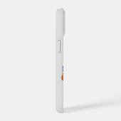 ベストフレンド：ブルードッグの親子デュオ (オレンジ iPhone 15ケース (右側面)