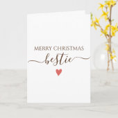 ベストフレンド メリークリスマスカード カード (黄色い花)