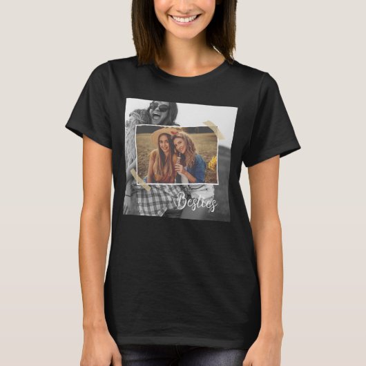 ベストフレンド ヴィンテージ 写真 ベスティ 誕生日 Tシャツ (正面)