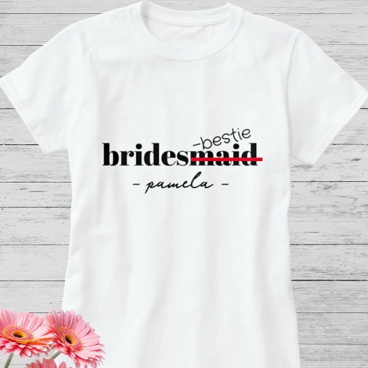 ベストフレンド+花嫁介添人+バチェラー・パーティー Tシャツ