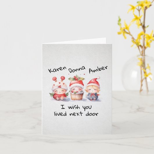 ベストフレンド 隣に住んでくれたらよかったのに カード (黄色い花)