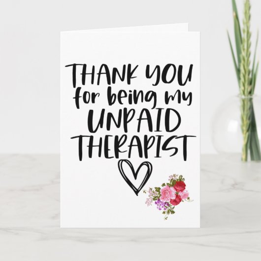 ベストフレンド 面白い 花のバレンタインデーカード シーズンカード (正面)