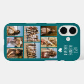 ベストフレンド 8枚フォト ティール Case-Mate iPhoneケース (裏面 (横))