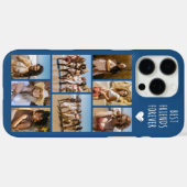 ベストフレンド 8枚フォト ブルー Case-Mate iPhoneケース (裏面 (横))