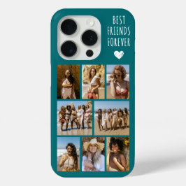 ベストフレンド 8枚写真 ティール iPhone 15 PROケース