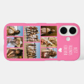 ベストフレンド 8枚写真 ピンク Case-Mate iPhoneケース (裏面 (横))