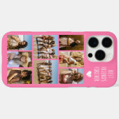 ベストフレンド 8枚写真 ピンク Case-Mate iPhoneケース (裏面 (横))
