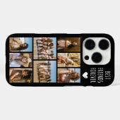 ベストフレンド 8枚 写真 ブラック Case-Mate iPhoneケース (裏面 (横))