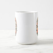 ベストママの花輪と鳥 コーヒーマグカップ (中央)