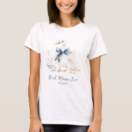 ベストママガチョウと赤ちゃんアヒルの母の日 Tシャツ