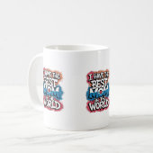 ベストママinTheWorld コーヒーマグカップ (正面左)