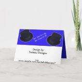 ベストマンへの感謝カード テンプレート (裏面)