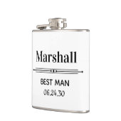 ベストマンへの特別な贈り物 フラスク (左)