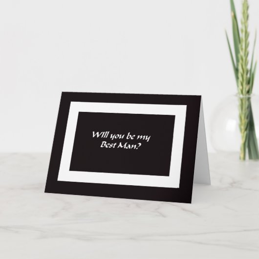 ベストマンカード 招待状 (正面)