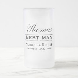 ベストマン ウェディングパーティー フロスト マグ (470ml)
