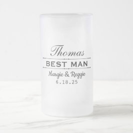 ベストマン ウェディングパーティー フロスト マグ (470ml)
