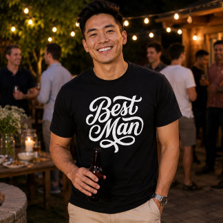 ベストマン ウェディング祝賀 Tシャツ