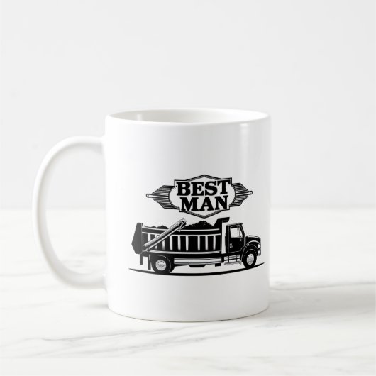 ベストマン トラック運転手 コーヒーマグカップ (左)