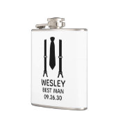 ベストマン ブラックタイ フラスク (左)