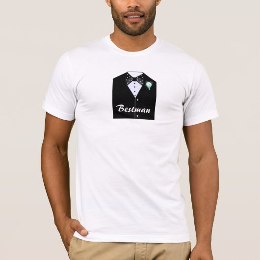 ベストマン ブラックタキシード Tシャツ (正面)