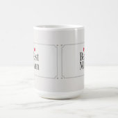 ベストマン 赤いハート クラシック マグカップ (中央)