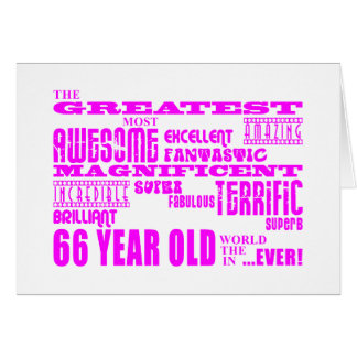 ベスト六十六人の女の子: ピンクのすばらしい66歳