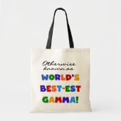 ベスト米国東部標準時刻ガンマギフトとしてさもなければ知られていて トートバッグ (正面)