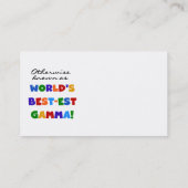 ベスト米国東部標準時刻ガンマギフトとしてさもなければ知られていて 名刺 (裏面)