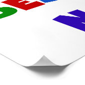 ベスト米国東部標準時刻ナナのTシャツとしてさもなければ知られていて ポスター (角)