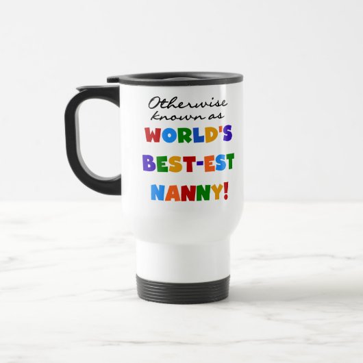 ベスト米国東部標準時刻乳母のギフトとしてさもなければ知られていて トラベルマグ (左)