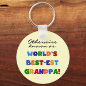 ベスト米国東部標準時刻祖父のギフトとしてさもなければ知られていて キーホルダー (正面)