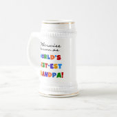 ベスト米国東部標準時刻祖父のギフトとしてさもなければ知られていて ビールジョッキ (正面左)