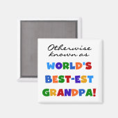 ベスト米国東部標準時刻祖父のギフトとしてさもなければ知られていて マグネット (正面/裏面)