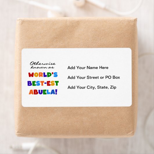 ベスト米国東部標準時刻Abuelaのギフトとしてさもなければ知られていて ラベル (インサイチュ)