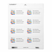 ベスト米国東部標準時刻Abuelaのギフトとしてさもなければ知られていて ラベル (フルシート)