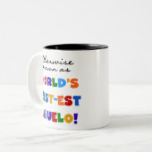 ベスト米国東部標準時刻Abueloのギフトとしてさもなければ知られていて ツートーンマグカップ (正面左)