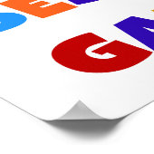 ベスト米国東部標準時刻GammieのTシャツとしてさもなければ知られていて ポスター (角)