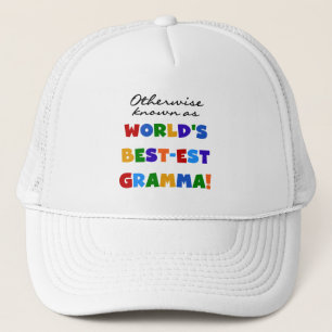 ベスト米国東部標準時刻GrammaのTシャツとしてさもなければ知られていて キャップ