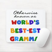 ベスト米国東部標準時刻GrammaのTシャツとしてさもなければ知られていて マウスパッド (マウス)