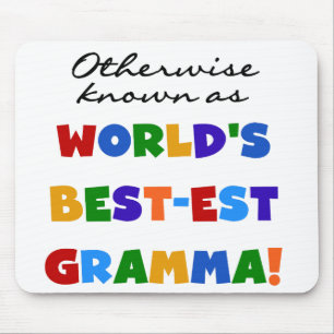 ベスト米国東部標準時刻GrammaのTシャツとしてさもなければ知られていて マウスパッド