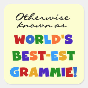 ベスト米国東部標準時刻GrammieのTシャツとしてさもなければ知られていて スクエアシール