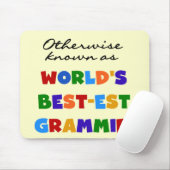 ベスト米国東部標準時刻GrammieのTシャツとしてさもなければ知られていて マウスパッド (マウス)